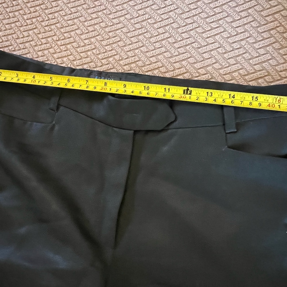 Women Escada Sport Black dress pants wide legged size 42